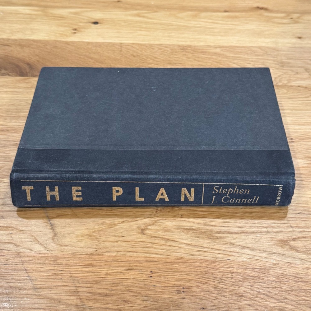 The Plan Stephen J Cannell Hardcover 1st‎ Edition 1995 Fiction Crime Thriller